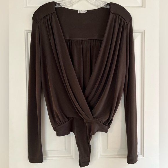 Free People Turnt Bodysuit S Under the Trees Olive Green - Picture 5 of 16